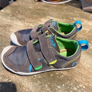 PLAE Kids Sneakers - Charcoal and Lime